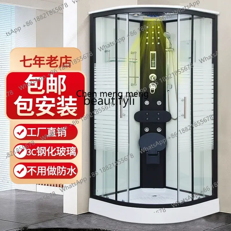 

GG Integral shower room Integral bathroom Enclosed integrated tempered glass bath room