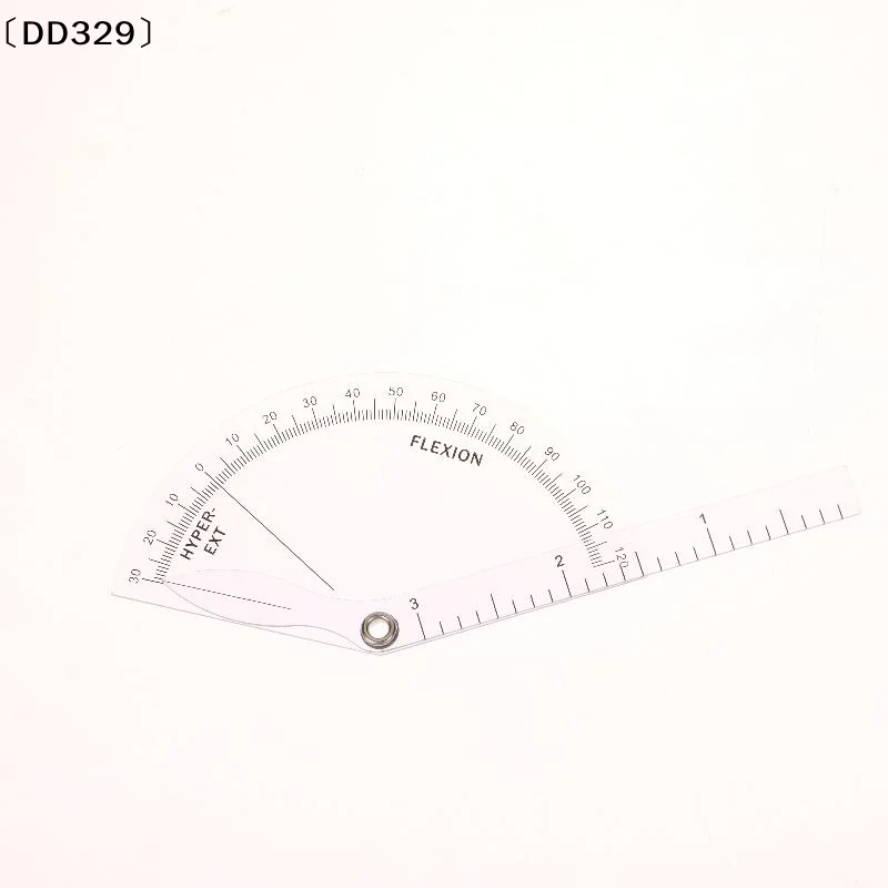 1PCS PVC Medical Finger Goniometer Plastic Protractor 180 Degree Angle Ruler Finger Ruler Professional Measure Tool〔DD329〕