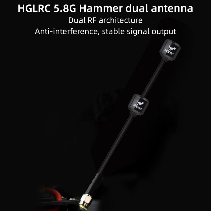 

‌HGLRC 5.8G Hammer Dual FPV Antenna‌ - 170mm