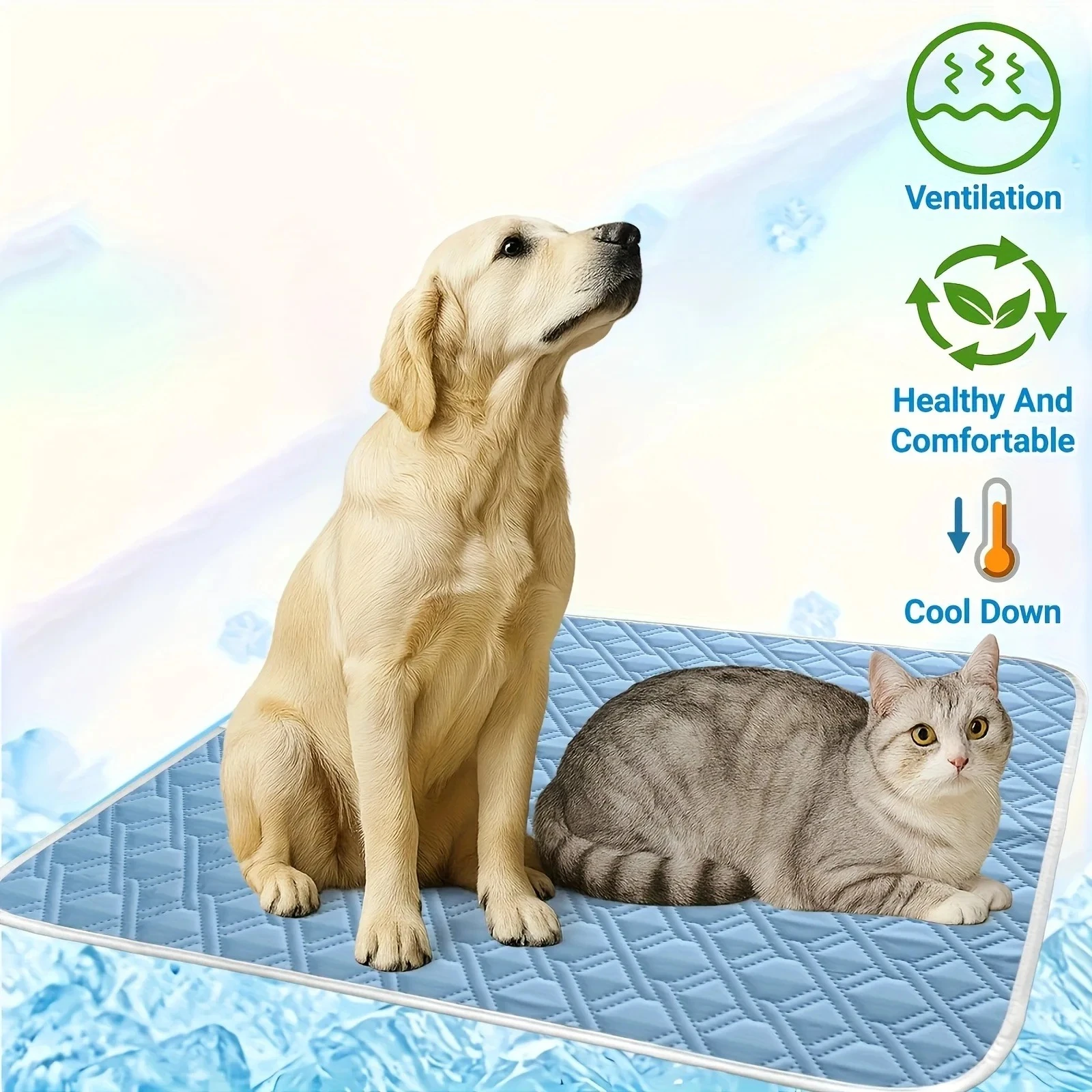 KEMORELA Cama para Perro Azul  - Dog Cooling Mat reseña y precio