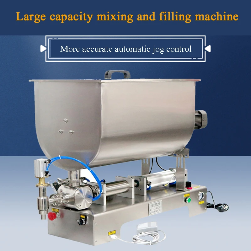 PBOBP Automatic Pneumatic Single Nozzle Oil Peanut Butter Cosmetic Cheese Sauce Yogurt Paste Filling Machine