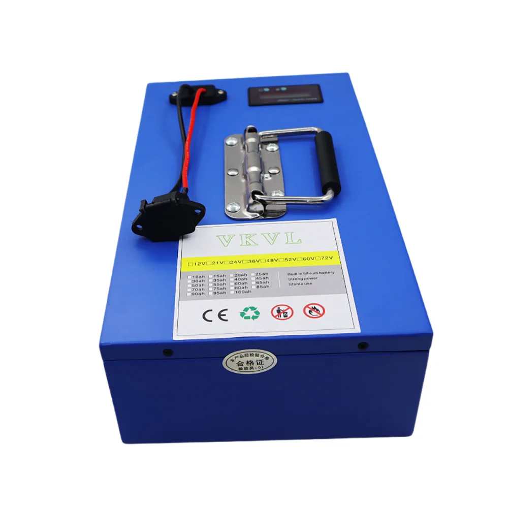 Brand new 60V20Ah25Ah30Ah 100% full capacity 18650 lithium battery pack 250-2000W large capacity+67.2V 2A charger