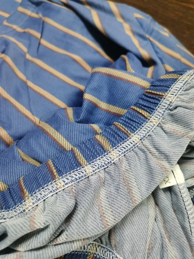Frühling Herren Herbst und Winter langärmelige lange Hosen mittleren Alters dünner Abschnitt von Pyjamas Nachtwäsche Homewear Anzug Loungewear – Detail 15