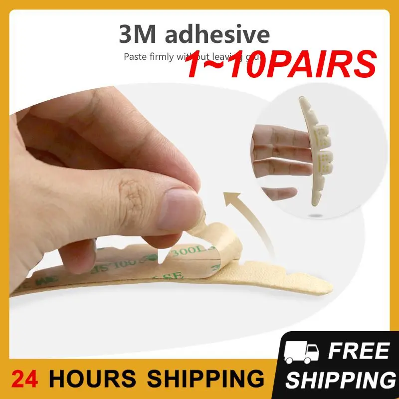 

1~10PAIRS Insoles Sticker Anti-pain Adhesive Shoes Insert Womens Foot Pad Anti-slip Forefoot Insert Pad Shoe Accessories