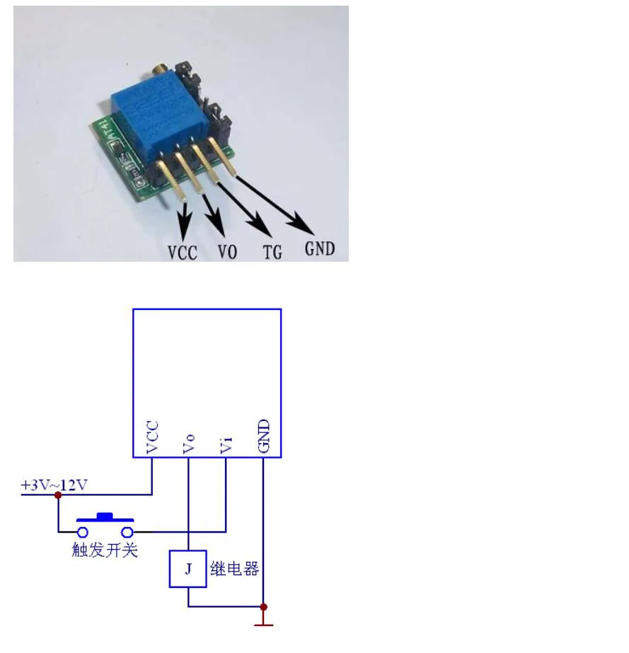 Adjustment 1s-40h Delay Circuit Module Timing Switch Delay Time DC 3-27V 5V 12V 24V  f/ Delay Switch timer