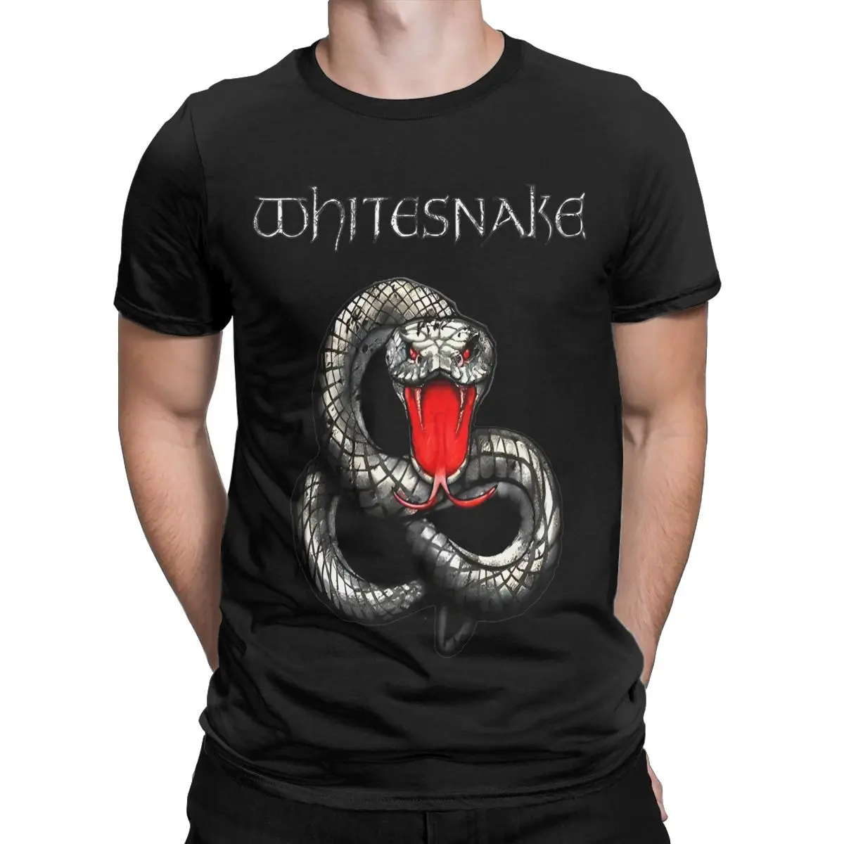 All Seasons Men Women Whitesnake Rock Band Shirt Outfits 100% Cotton T-shirt Clothing Casual Tee Shirt