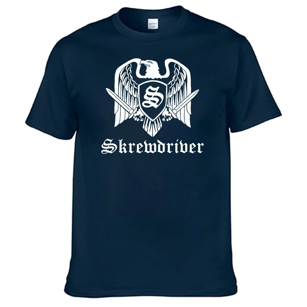 Band Skrewdrivers T Shirt 100% Cotton Men Shirt N018