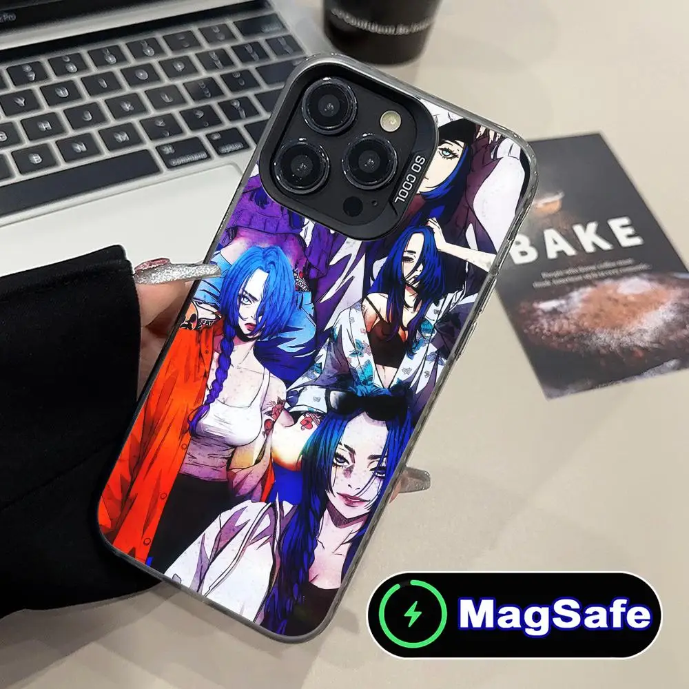 

Чехол для мобильного телефона Wind Breaker Noah для iPhone 16, 15, 14, 13, 12, 11 Pro Max Plus MagSafe, полупрозрачный цветной чехол, роскошный