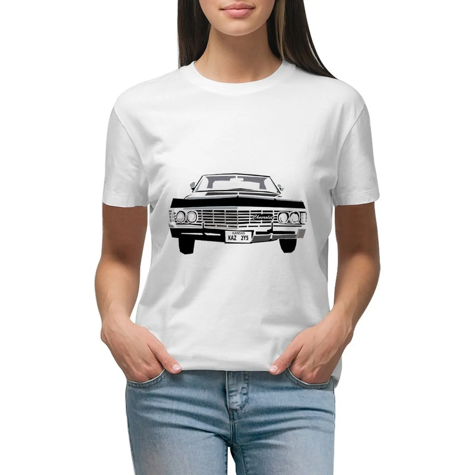 

Impala T-shirt Blouse graphics aesthetic clothes t shirts for Women