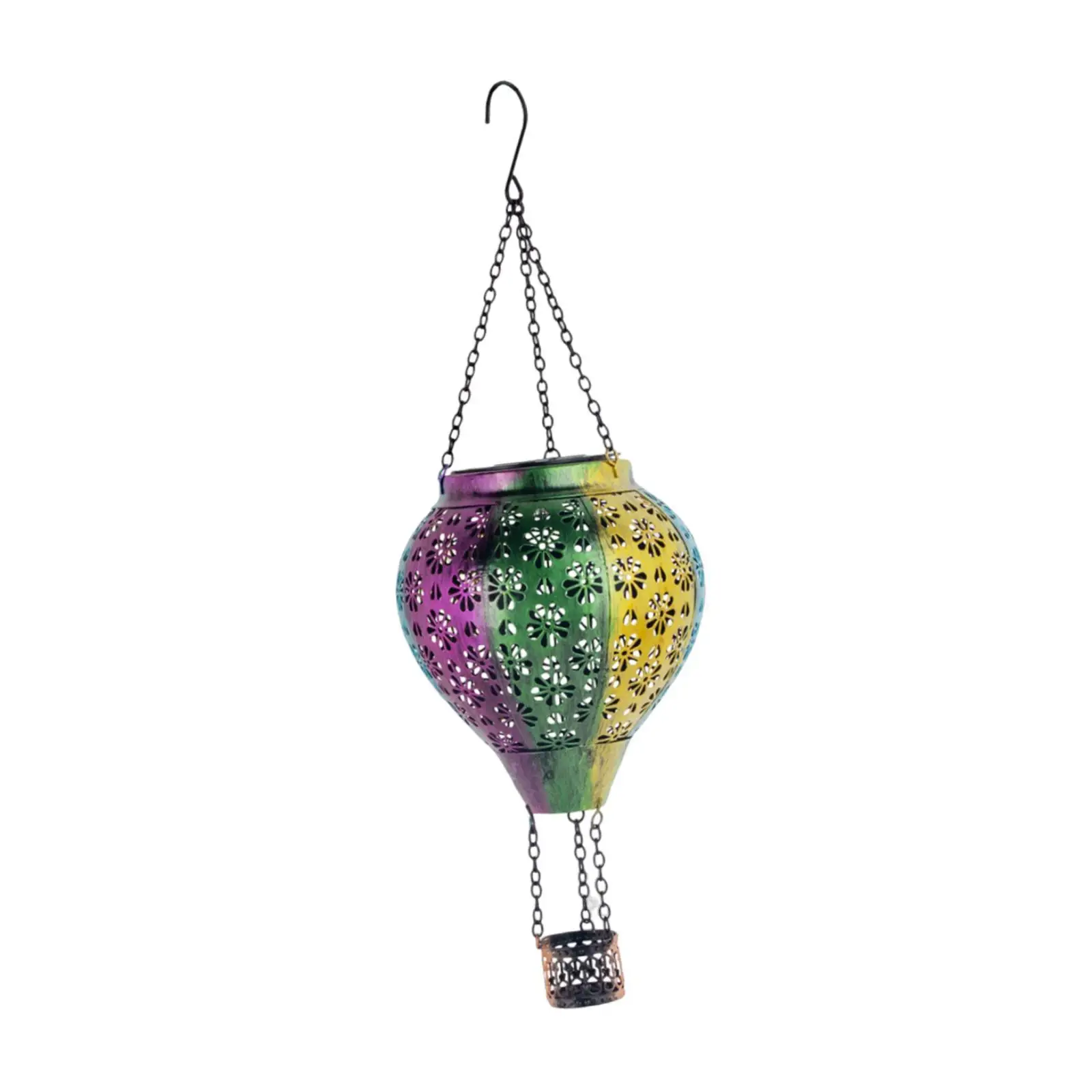 Solar Hot Air Balloon Lantern Stylish Gift Creative, Ornament, Decorative, Outdoor Decor for Garden, Outdoor Lawn Courtyard
