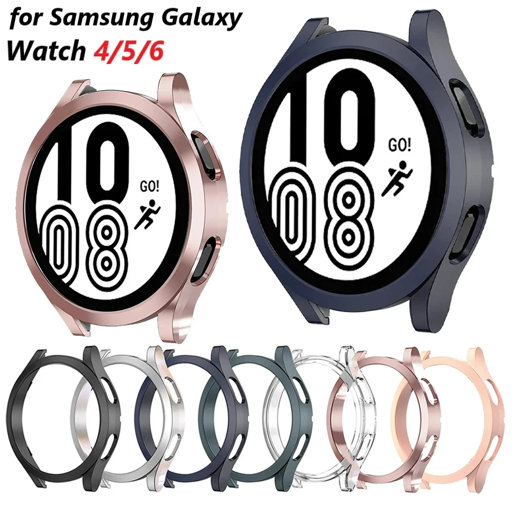 Pokrowiec na Samsung Galaxy Watch 4/5/6 40mm 44mm twardy zderzak ochronny do zegarka klasyczny Samsung Galaxy Watch Classic 4/6 42mm 46mm 43mm 47mm