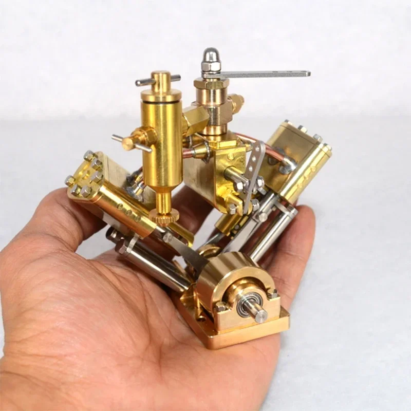 

V-type Double Cylinder Reciprocating Steam Engine Model for Steam Ship Models ( 0.8~1.3M Length )