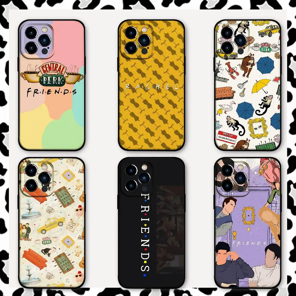 Friends TV-Show Handyhülle für iPhone 17 16 15 14 13 12 11 PRO MAX PLUS Mini TPU Weiche Hautfreundliche Hülle