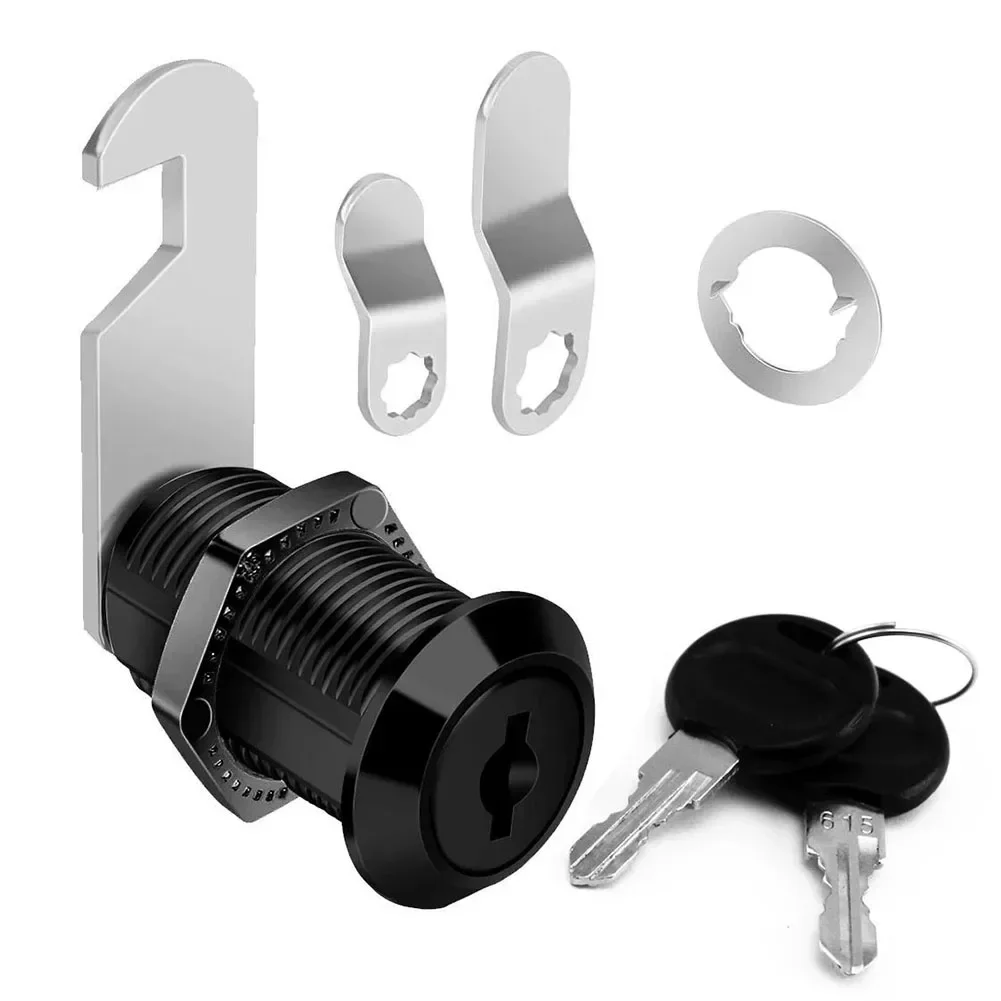 Home Office Travel File Cabinet Locks Easy Install Cabinet Locks Lock Black Reliable Protection Versatile Security Solution