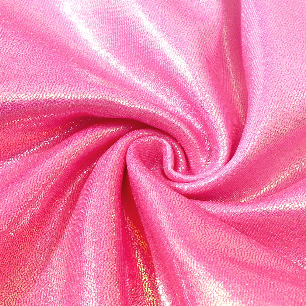 Dziewczęcy trykot gimnastyczny błyszczący sportowy strój do tańca body dziecięce do ćwiczeń odzież sportowa z długim rękawem kombinezony do tańca