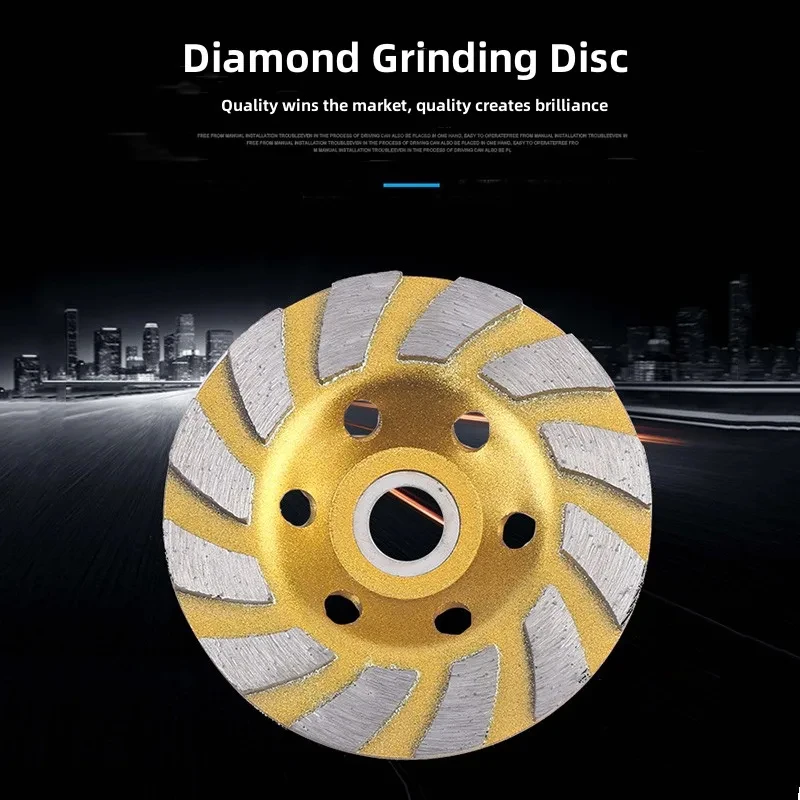 100mm Diamond Bowl Grinding Disc Angle Grinder Glass Marble Stone Concrete Grinding Wheel Ground Wave Grinding Disc