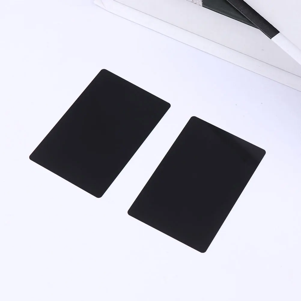 บัตรโลหะอะลูมิเนียมเปล่า 100 ชิ้น สำหรับทำบัตรชื่อ ป้ายชื่อ ป้ายสมาชิก ของขวัญวีไอพี ป้ายโฆษณา ป้ายพิมพ์