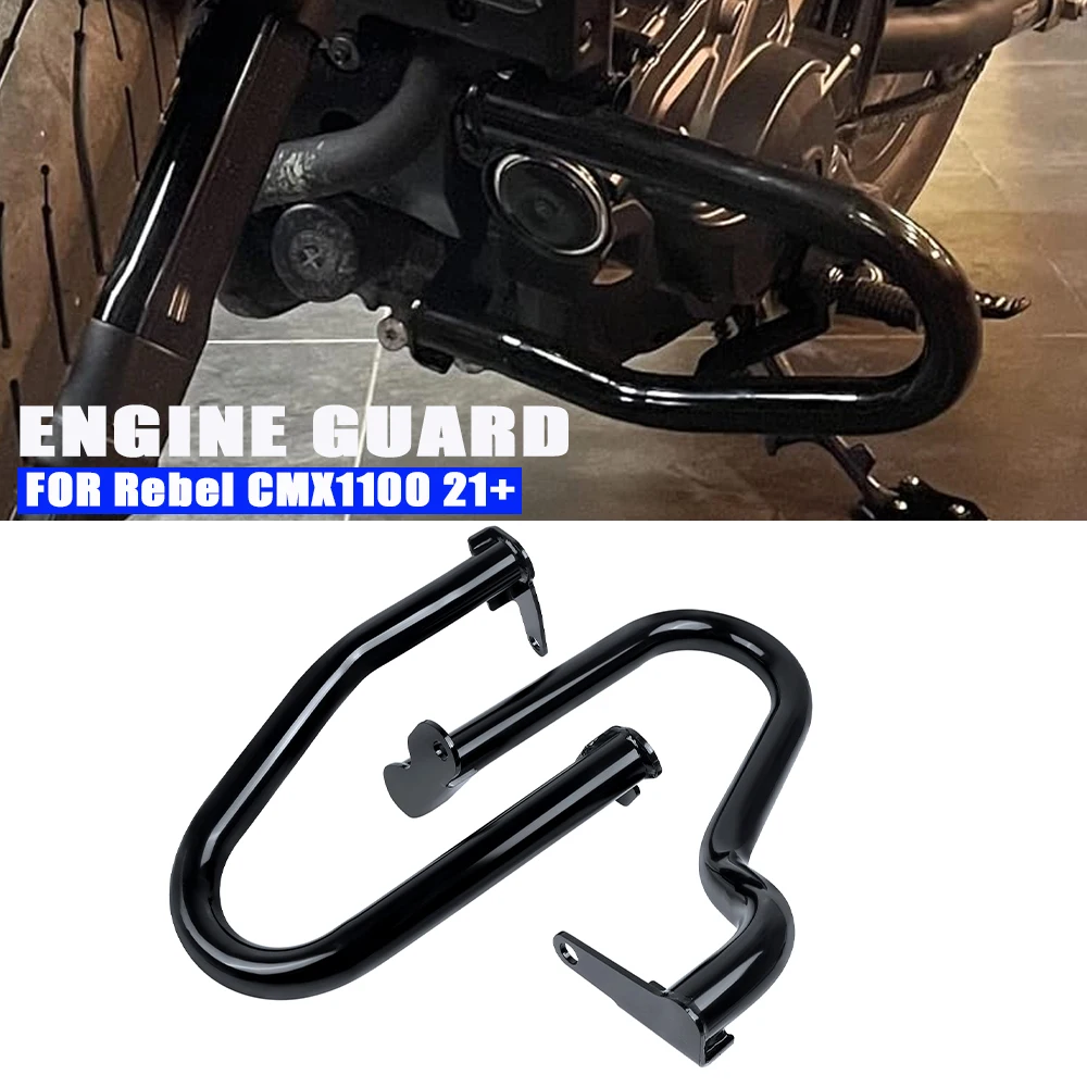 

Motorcycle Highway Crash Bar Engine Guard Frame Bumper Protector For Honda CMX1100 CMX 110 Rebel 1100 2021-2025 Accessories