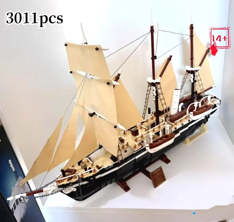 En stock – Nouveau Bateau d'exploration Endurance 2026 – Blocs de construction MOC à assembler soi-même – Briques de ville – Jouets – Cadeaux d'anniversaire pour adultes
