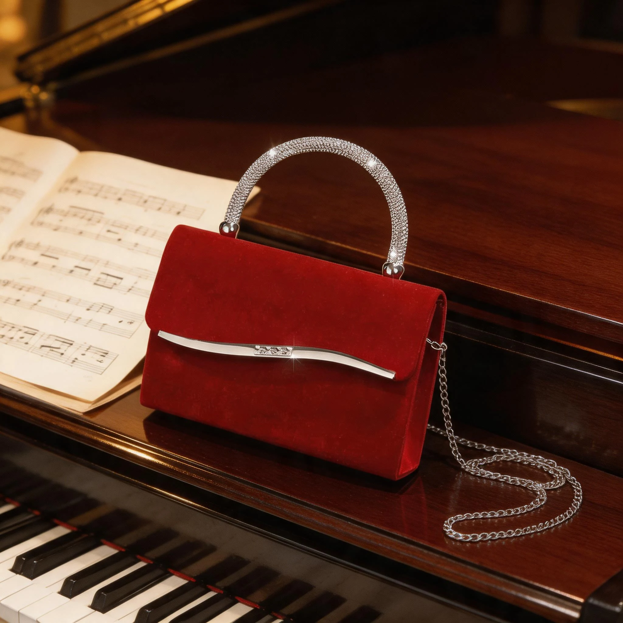 Yeni kadife gelinlik çantası,  - Flap Bag Envelope incelemesi ve fiyatı