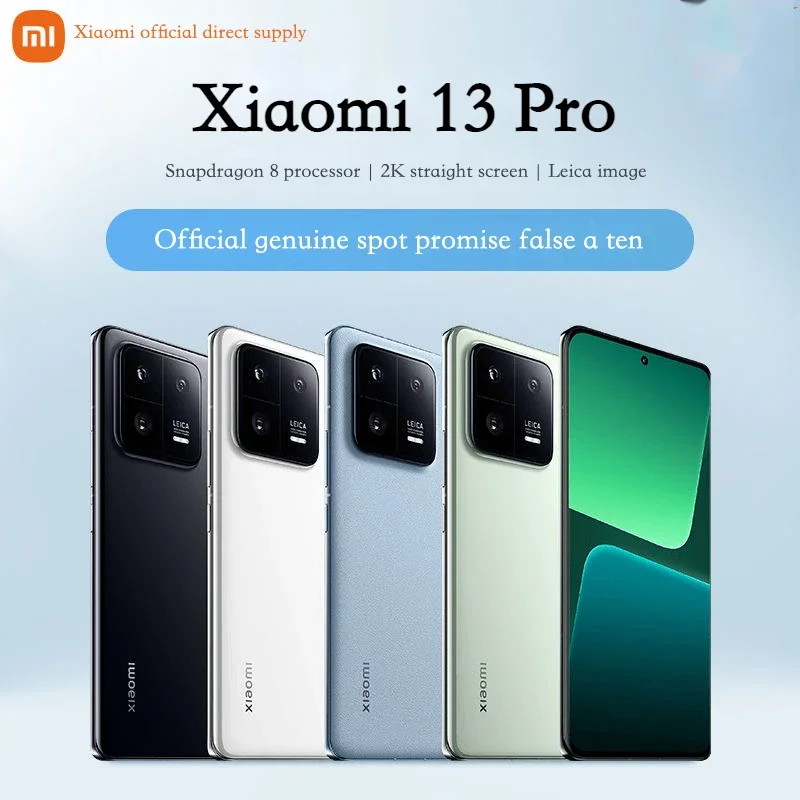 Original new arrivals xaomi mi 13pro 5G mobile phone with 6.73inch screen