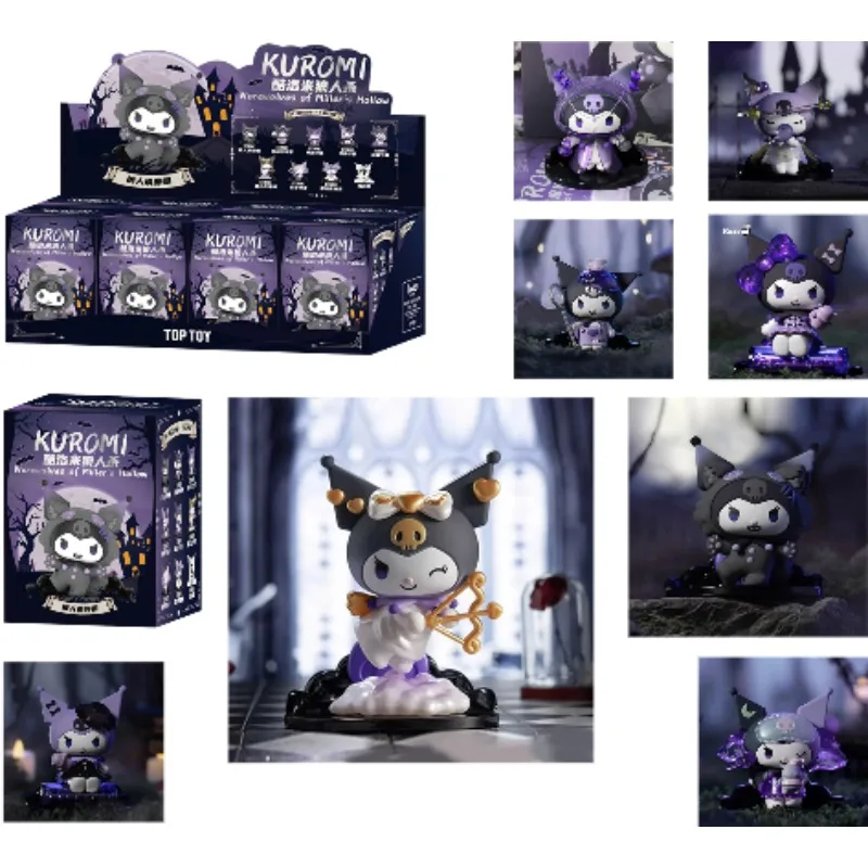 

Sanrio Magic Story Series Blind Box Kuromi Cinnamoroll Characters Cute Kawaii Animation Doll Ornaments Fans Collect Gifts