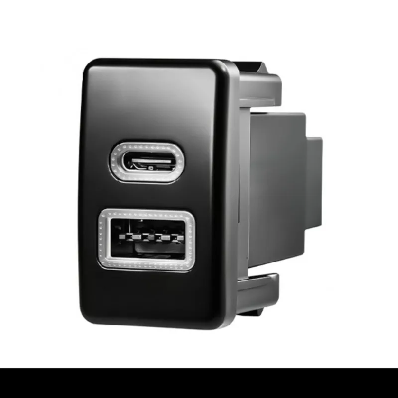 NEW HOT In Stock-For ISUZU 700P Truck NLR Fast Charging USB QC3.0 Port Dual USB Port Switch Panel