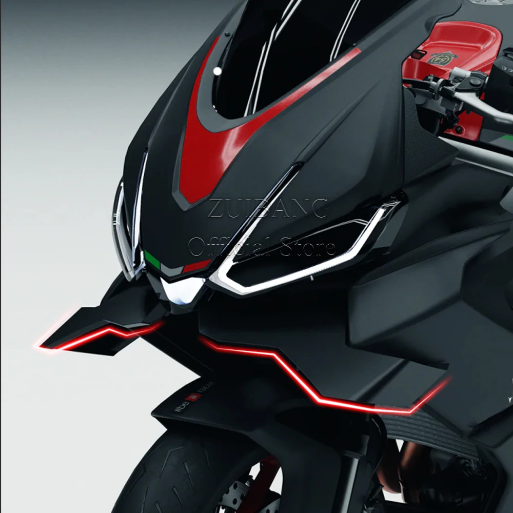 For Aprilia RS660 Side Wing FRONTAL SPOILERS RS 660 2021-2025 Front Spoiler Lower Spoiler Flank