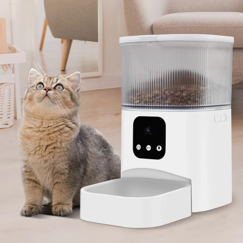 Smart Feeder Bowl stainless Steel Anti-Spill Food Dish with Automatic Weighing detachable Design for Accurate Portion Control