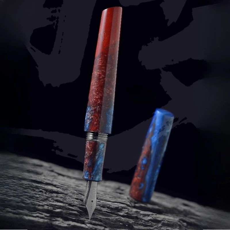 

Лаковая ручка WRITE BEAST, оригинальные деревянные перьевые ручки, наконечник Gemany Bock F 0,5, офисная ручка с поглотителем чернил, деревянная ручка PK Pilot