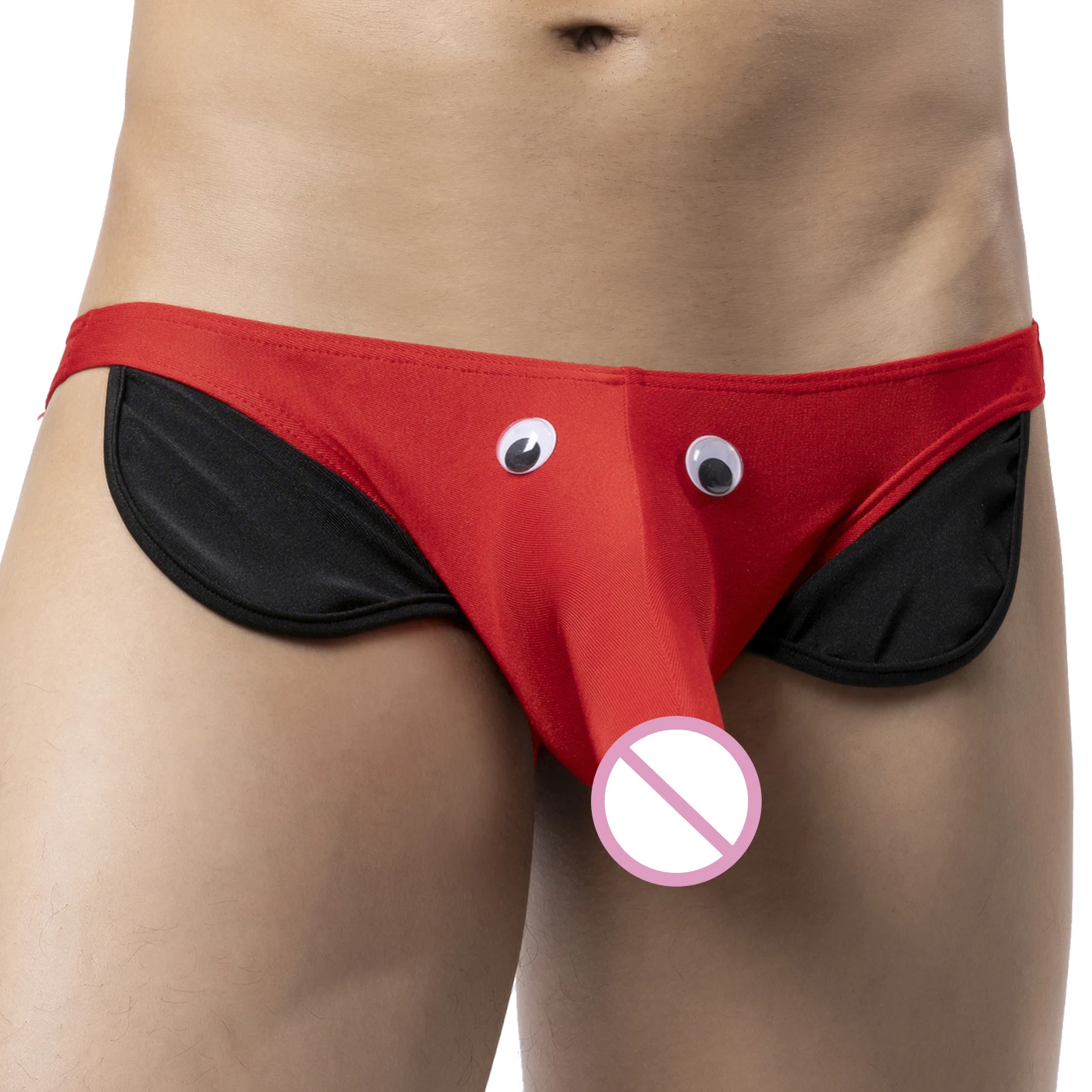 طويل الفيل الأنف ملخصات مثير الرجال الملابس الداخلية الانتفاخ الحقيبة الملابس الداخلية رصاصة فصل السروال هدية عيد الحب