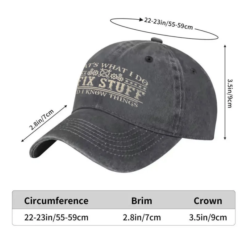 Vintage Repair Tool Pattern Baseball Cap – Stylish Unisex Hat for Daily Outfits & Gifts