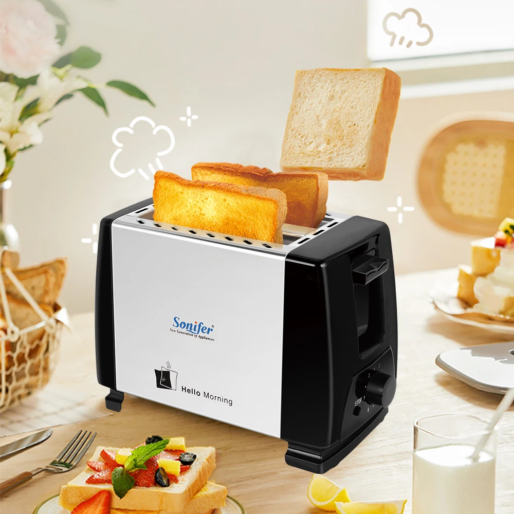 トースター-sonifer-sf-6007-700w-2スライスブレッドトースター-クールタッチ-ブラウニングコントロール-自動ポップアップシャットオフ-家庭用朝食に最適