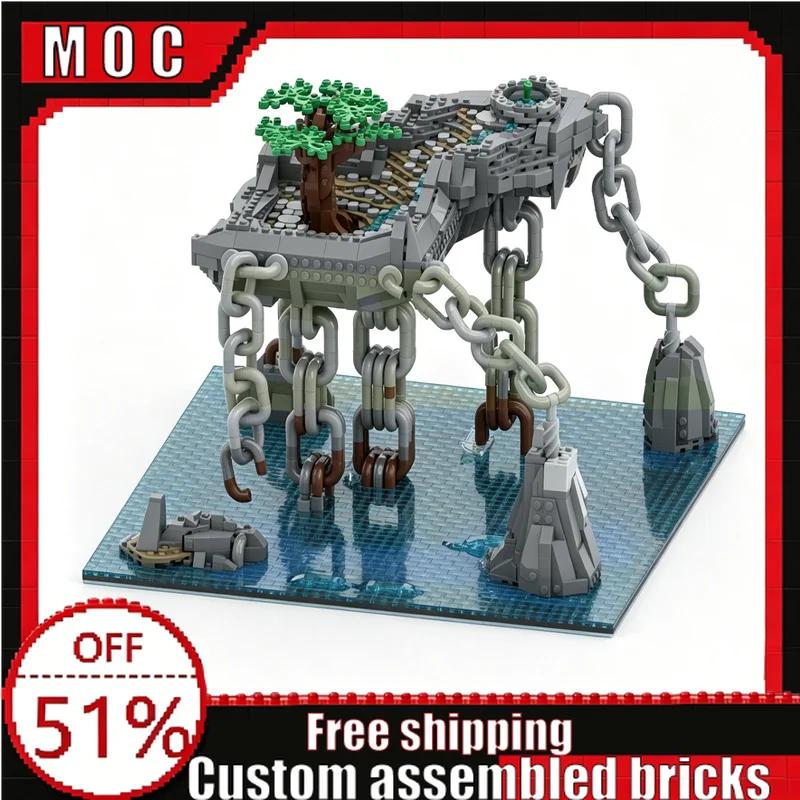 

3774 PCS New Anchored Isle Fantasy Scene Model Building Block Brick Custom DIY Educational Assembly Toys Creative Birthday Gifts