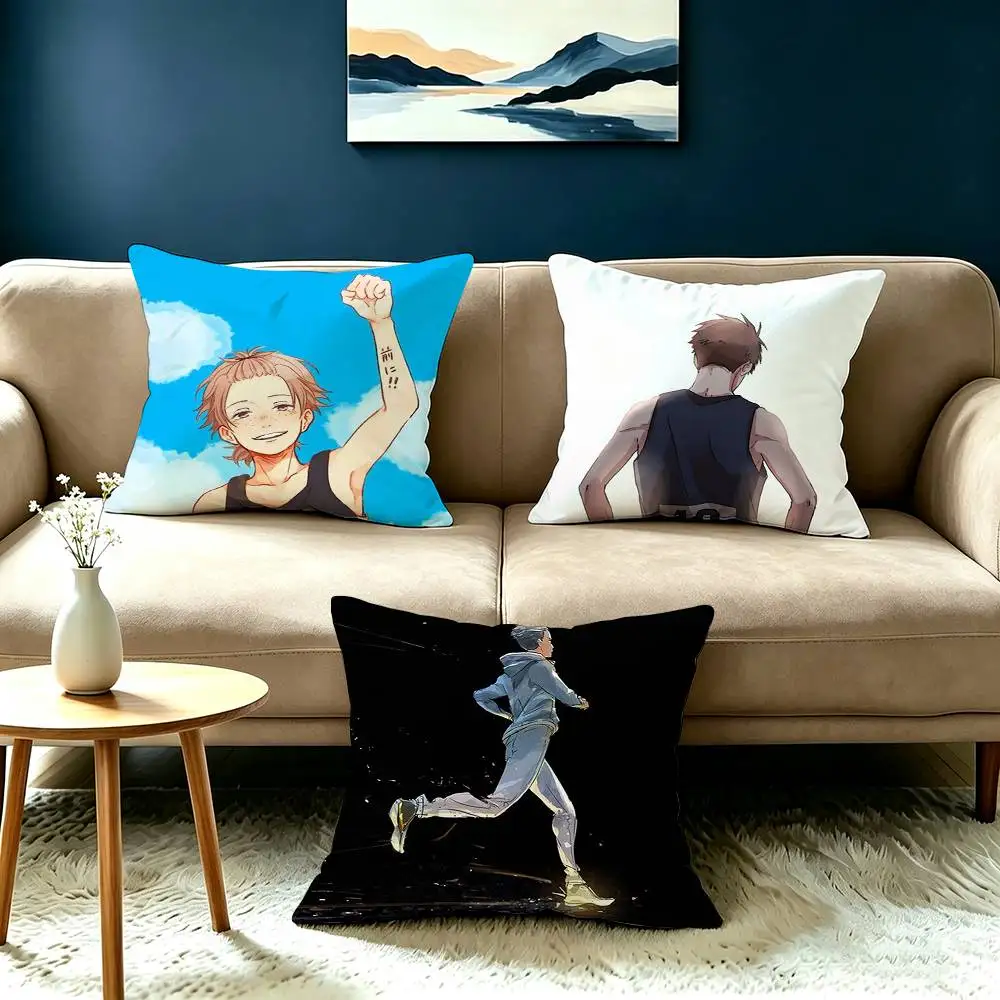 Run with the Wind Square Double-Sided printed Pillow Case Bedroom Bedside Pillow Sofa Cushion Cover