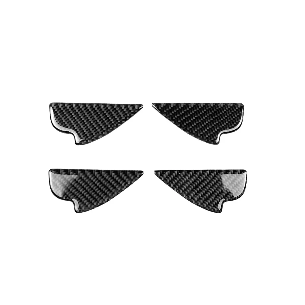 Garniture de couverture de panneau de bol de poignée de porte intérieure en Fiber de carbone pour Mazda 2 3 6 Demio CX-3 CX-5 CX-9 CX-7 MX5 2017 2018 2019