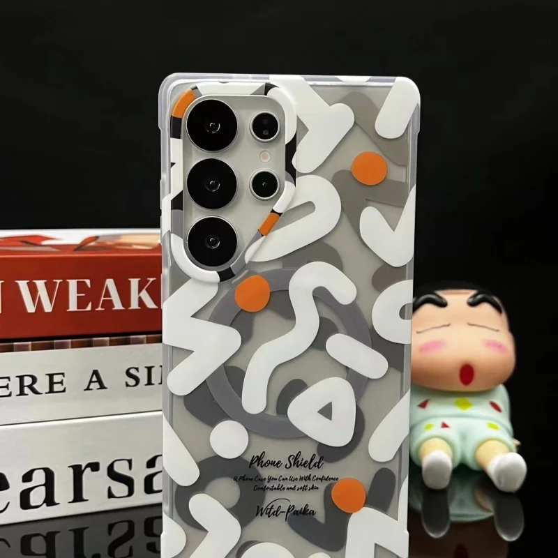 

Artistic Graffiti Phone Applicable SamsungS25 S24Ultra Full Coverage Protective