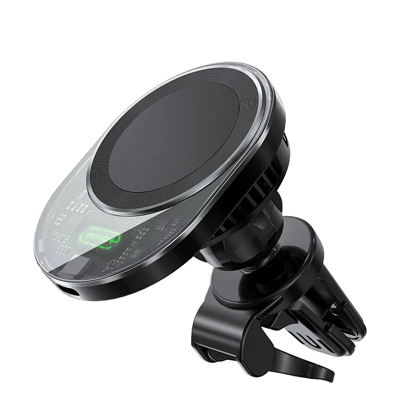 

Fast charging car mobile phone magnetic wireless charging radiator bracket