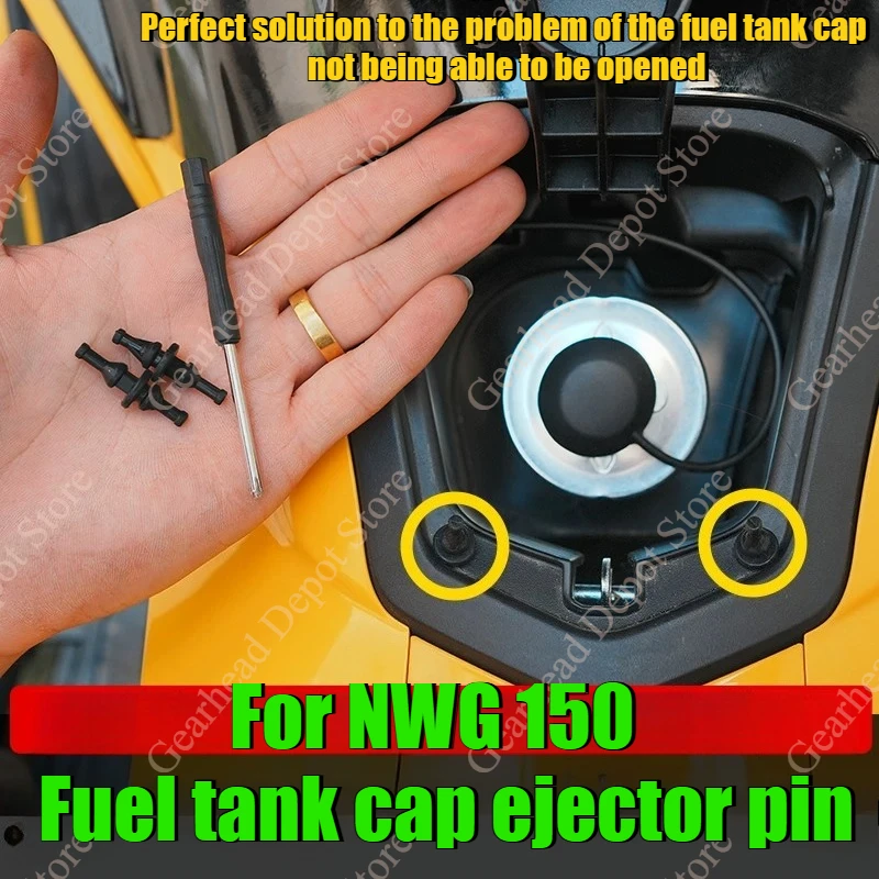 Fuel Cap Spring Pop Up Pin For NWG150 NS150GX Motorcycle Fuel Tank Cover Auxiliary Modified Accessory
