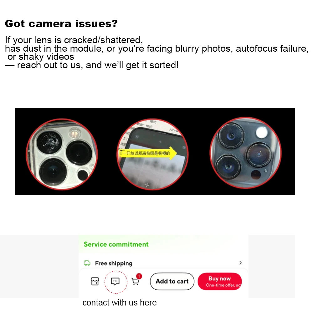 2sets Sapphire Style Back Camera Lens Glass Repair For iPhone 6 7 8 Plus X XR XS 11 12 Pro Max Mini Rear Camera Lens Replacement view 2