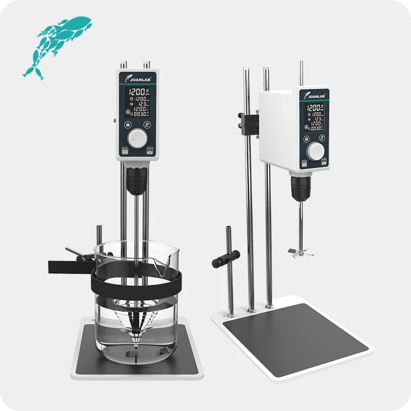 

Joan Lab Low Noise Digital Speed Adjustable Overhead Laboratory Mixer Electric Stirrer