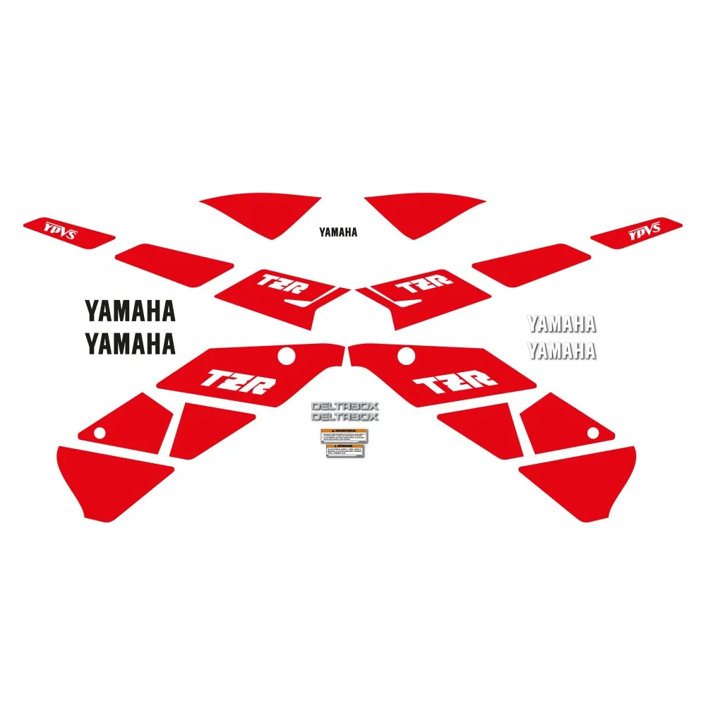 Road Motorbike compatible sticker kit Yamaha TZR 125 2RK 1990