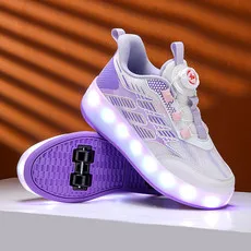 

Kids Roller Skates Shoes 2 Wheels Skating Sneaker Flying Shoe LED Lamp Breatheable Boy Girl Child Gift