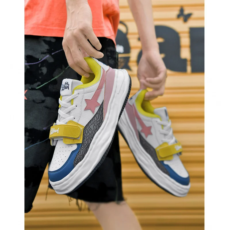 

2025New Style Four Seasons Comfortable Casual Trendy Brand Dissolving Sneakers High-Quality Couple American Thick-Soled Height