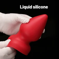 Various Sizes Huge Anal Plug Comfortable Liquid Silicone Butt Plug Strong Suction Cup Anal Dilator Adult Sex Toys for Women Anus - Image 3