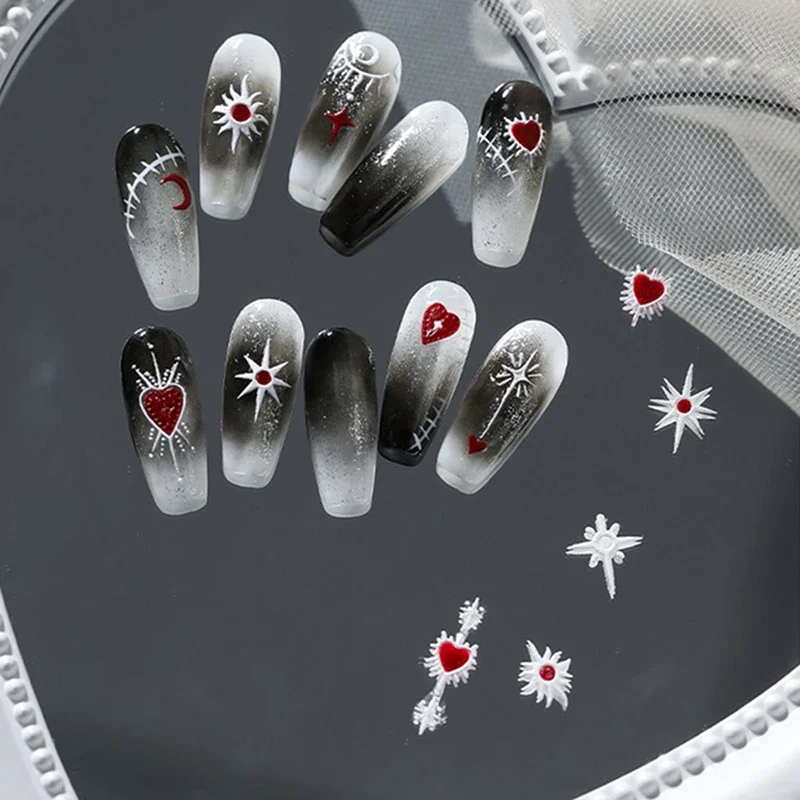 

Nail Art Silicone Bow Mould Moon Stars Jewelry Casting Cute Mold Tool Relief DIY Nail Decoration Art Nail Beauty Charm