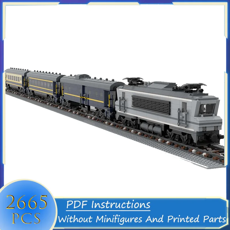 City Transportion Orient Express Luxury Train Model MOC Building Blocks DIY Technology Bricks Collection Sets Toys Gifts