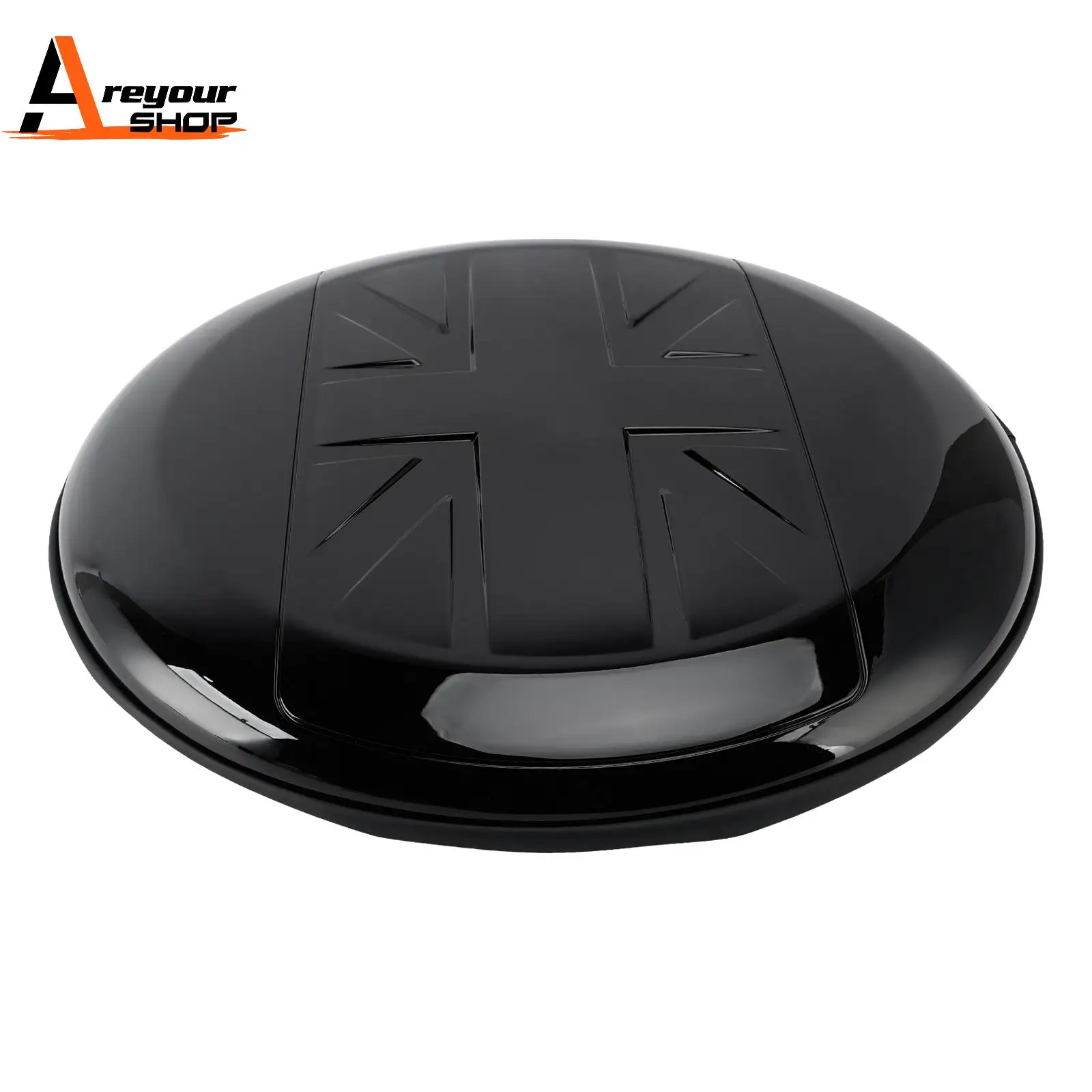 Areyourshop Spare Wheel Tyre Cover for Land Rover Defender 90 110 130 2020 2021 2022 2023 2024 2025 Gloss Black