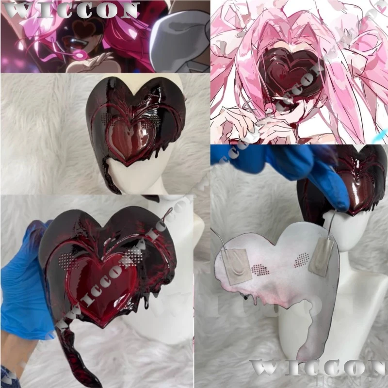 Маска Black Heart 2026 Zombiestage Mizi Anime Alienstage для косплея, высококачественная визуальная версия, женская маска R1 Little Bunny для Хэллоуина