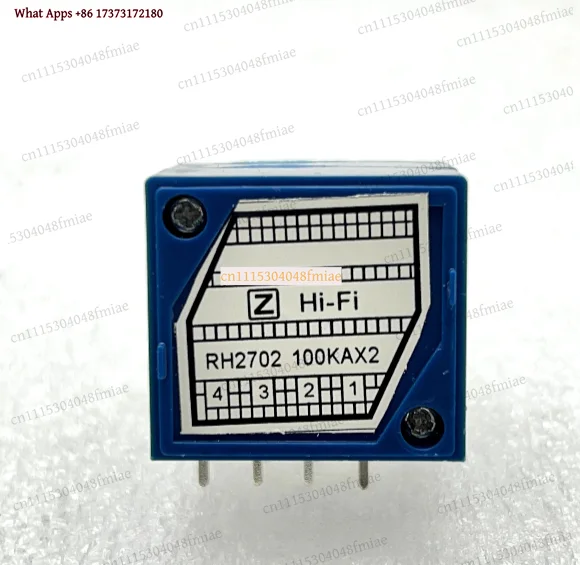 k3 Audiophile Grade Stepped Potentiometer, RH2702-A100K Dual Volume Control, 8 Pins Audio Taper